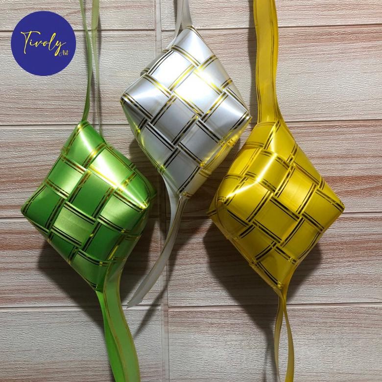 

Ketupat Pita Jepang Jumbo Pastel Uk. 14X19 Cm Isi Dakron | Hiasan Lebaran | Dekorasi Idul Fitri D Terlaris