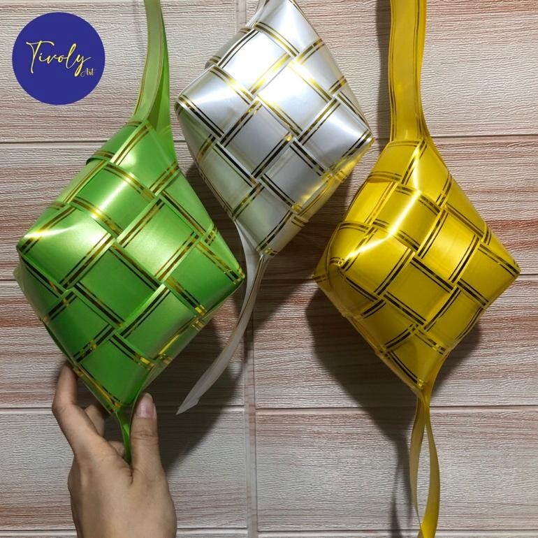

Ketupat Pita Jepang Jumbo Pastel Uk. 14X19 Cm Isi Dakron | Hiasan Lebaran | Dekorasi Idul Fitri D Termurah