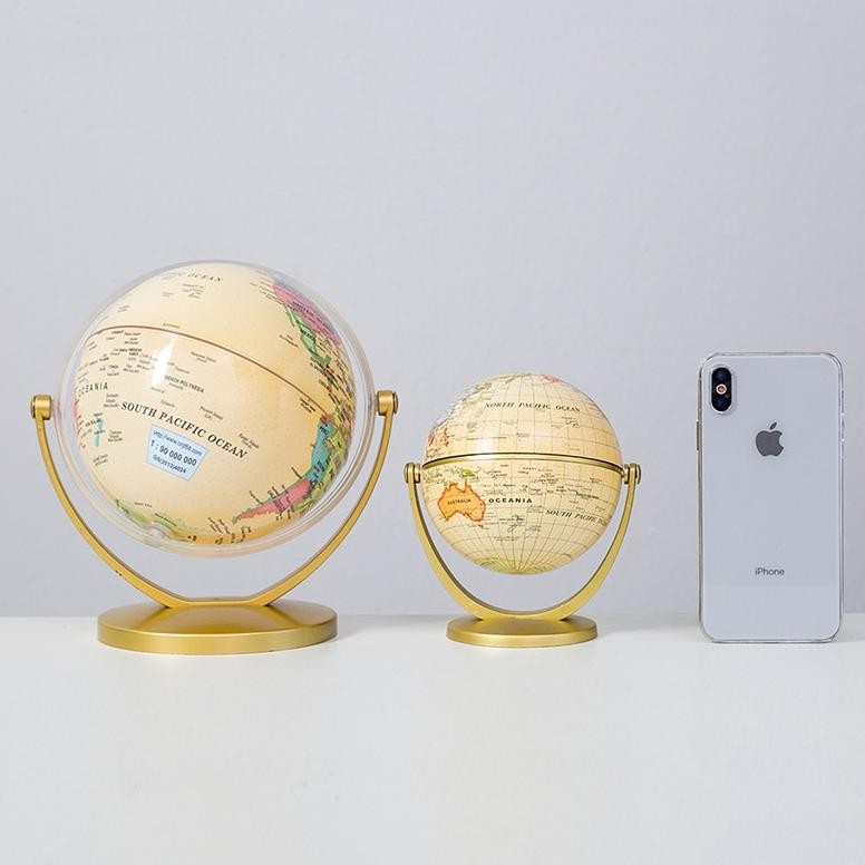 

GLOBE PAJANGAN MINIATUR BOLA DUNIA ATLAS ORNAMEN DEKORASI UKURAN KECIL DIAMETER 10,6 CM Hot Sale