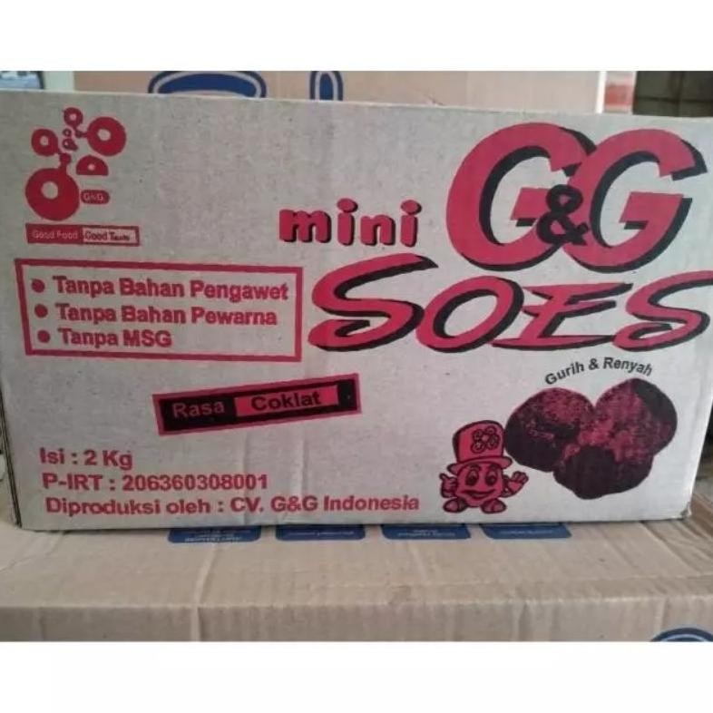 

G&G Soes Soes Coklat Kue Kering Kue Soes Coklat Repack 1Kg 1000Gram Diskon