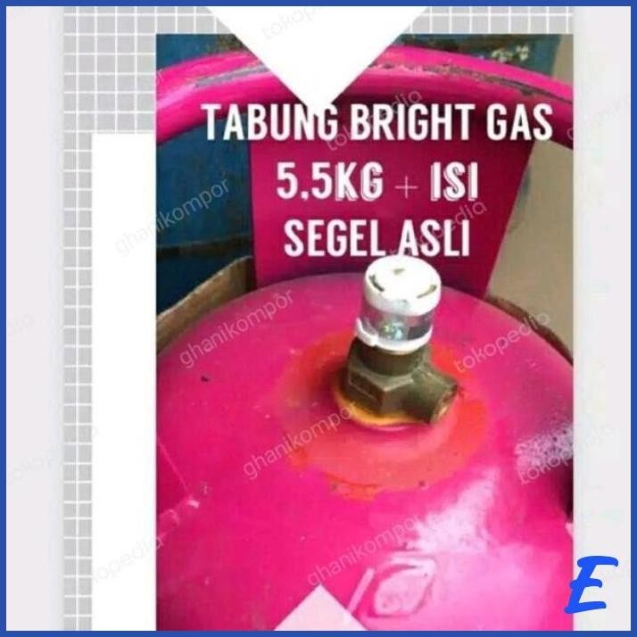 [GKP] TABUNG GAS LPG 5.5 KG / TABUNG BRIGHT GAS / TABUNG PINK + ISI