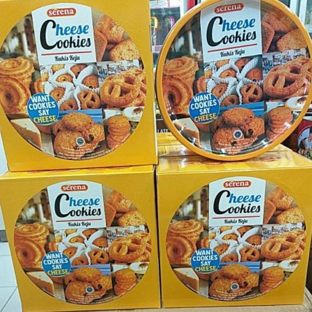

Kue Kering | Kue Cookies | Serena Cheese Cookies Kaleng 454Gram | Promo | Promo Flush Out Diskon