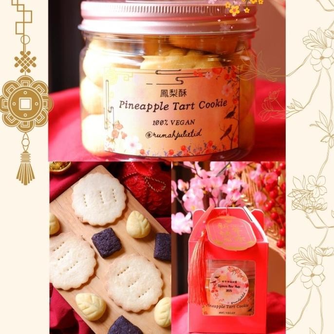 

Pine Cookie/Nastar Vegan/Kue Kering Vegan/Vegan Cookies Limited Edition