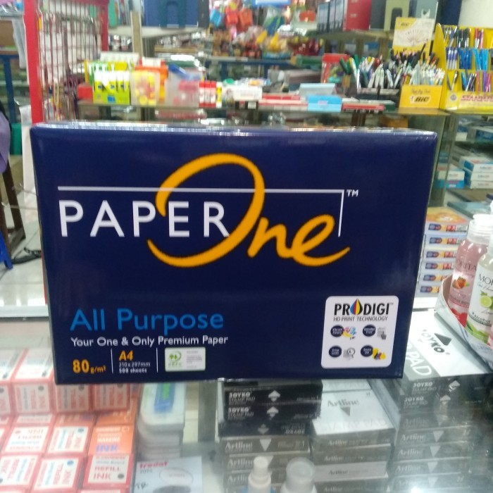 

Promo !!! Kertas A4 80 gram paper one office paper print