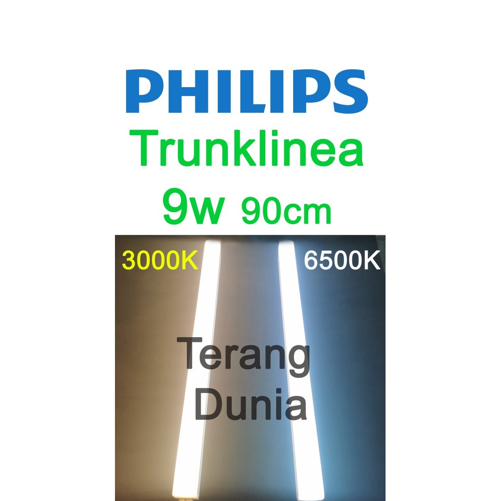 BRG BARU Philips LED Trunklinea 9w 90cm Lampu TL T5 LED Philips Trunklinea 9w