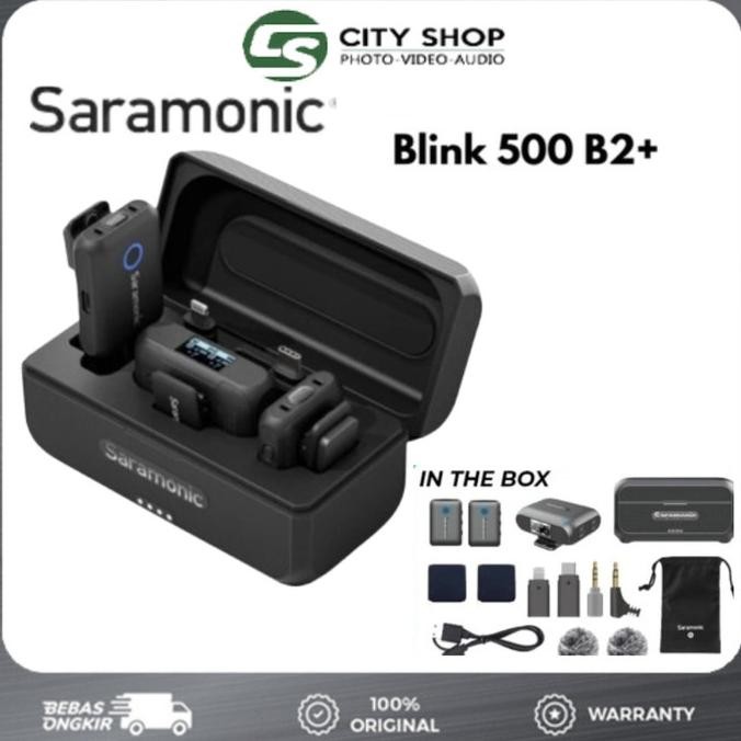 Mic Saramonic Blink 500 B2 & Blink 500 B3 Mic Wireless New Stok