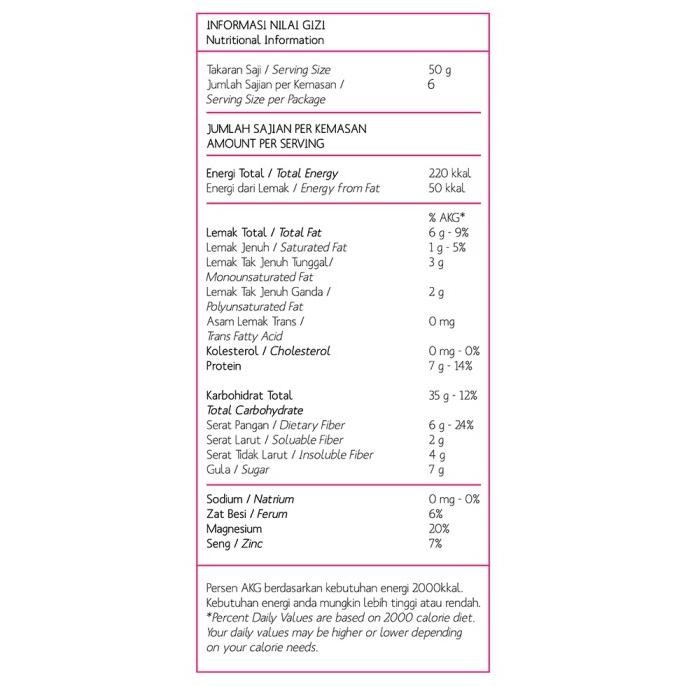 

Golite Granola Crunchy Nutty Fruity 300G (Double Pack)