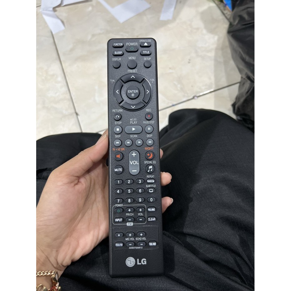 REMOTE REMOT DVD HOME TEATER LG AKB37026812 ORIGINAL ASLI