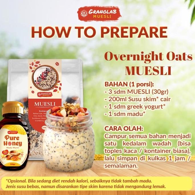 

Paket Bundling Muesli Fruit Seed Dan Granolab Sereal Granola 500Gr | Kombo Hemat