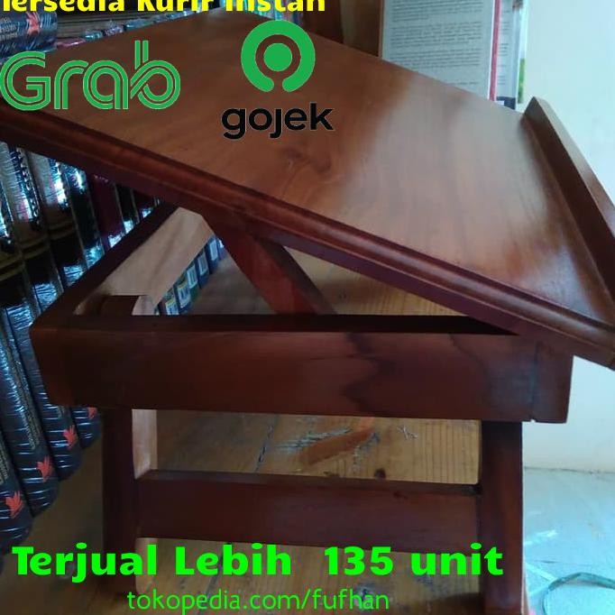 CO Meja Mengaji TPA- Meja Lipat untuk Membaca Alquran - Meja Miring Lipat