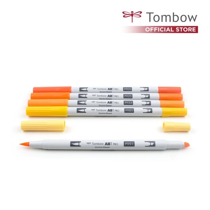 

TOMBOW DUAL BRUSH PRO ORANGE BLENDS, 5PCS