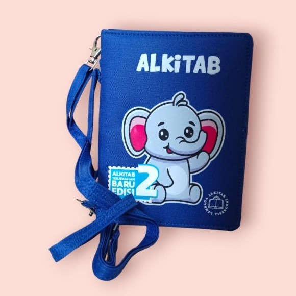 terbaru  alkitab kristen anak kecil tas tali panjang sampul gambar binatang lucu zoo ready
