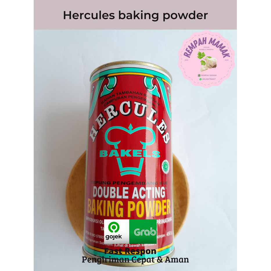 

Hercules Baking Powder 450gram / baking powder / pengembang kue