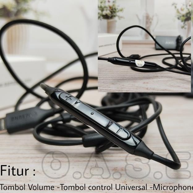 Headset Samsung A54 5G | A55 5G Earphone Ori AKG Type C Original Terlaris