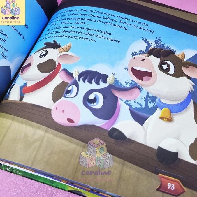 Buku Dongeng Pengantar Tidur isi 30 Buku Cerita Hewan Anak Dongeng Cerita Moral Hard Cover [terbaik]