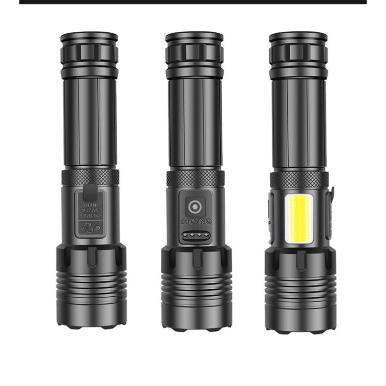 Senter Swat Police 200W Terbaik / Senter Led Rechargeable / Senter Cas