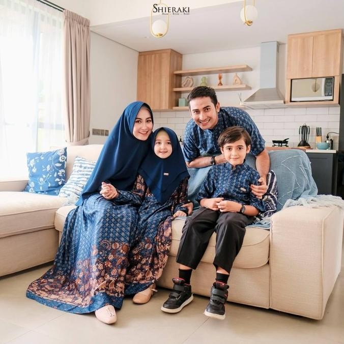 New Sarimbit Gamis Kemeja Batik Couple Arki Arkani By Shieraki Indonesia Stok Terbatas