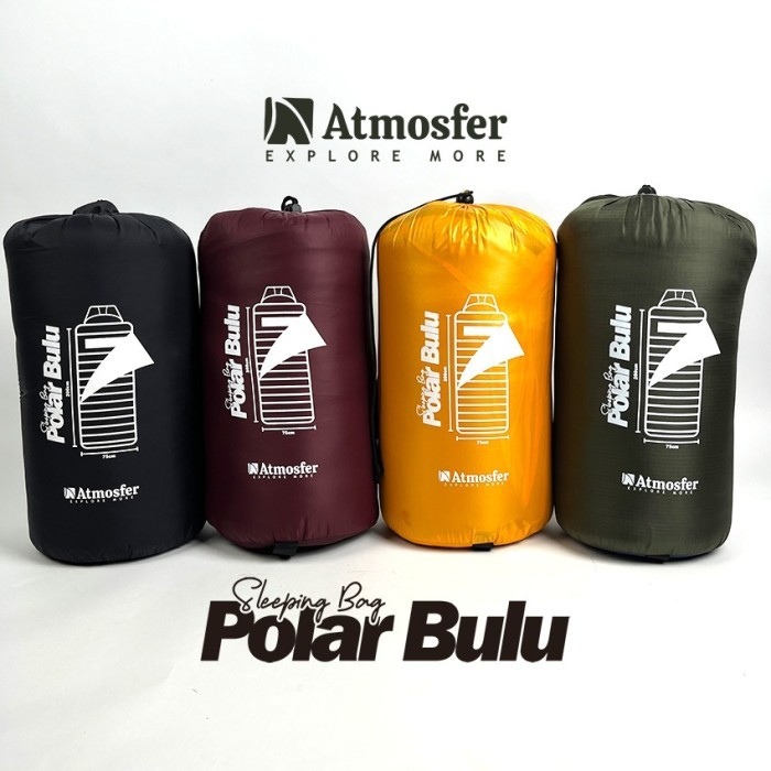 

ATMOSFER SB GUNUNG SLEEPING BAG POLAR BULU TRAVELLING HIKKING