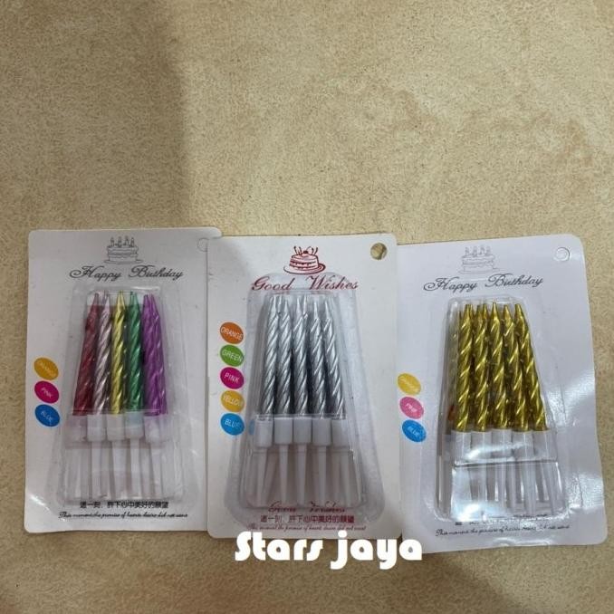 ~~~~~] Lilin Ulang Tahun / Lilin Ulir kecil