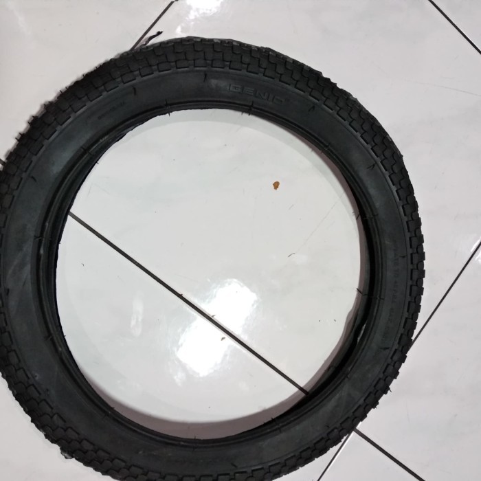 16 X 1.95 BAN LUAR SELIS SEPEDA KECIL ANAK UKURAN 16 , GENIO 195 HITAM KODE 666
