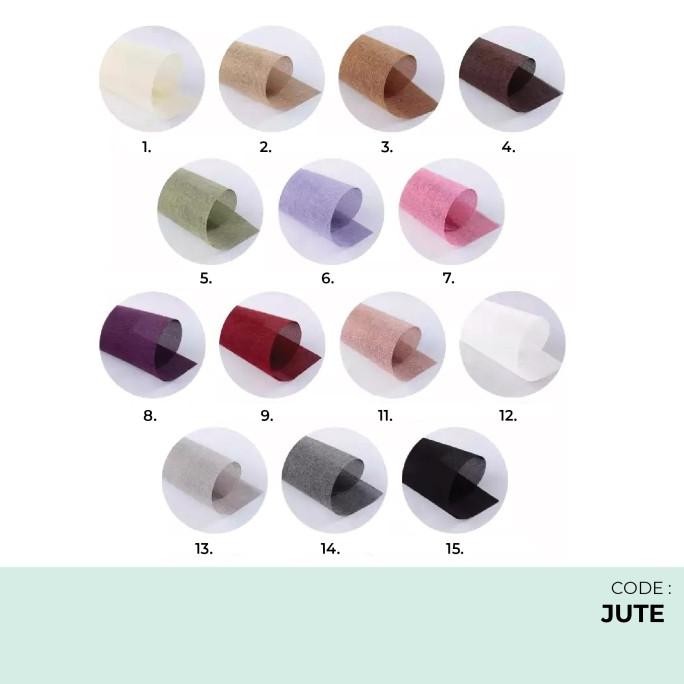 :::::::] Kain Jute Lembaran / Bungkus Bunga