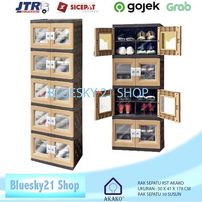 Sale Lemari Sepatu + Kaca / Lemari Kaca Akako / Lemari Sepatu Akako Murah
