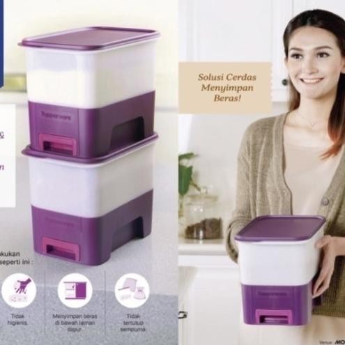 Diskon Tupperware Promo Tempat Penyimpanan Beras 5 Kg Rice Smart