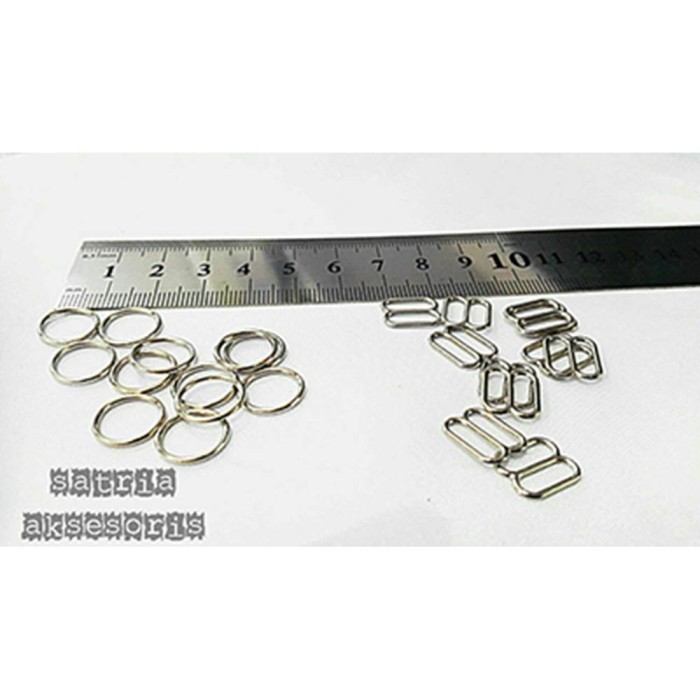 

Gesper Bh / Ring Slider Bh Besi (Krkc) 10Mm Isi 2000 Pasang New