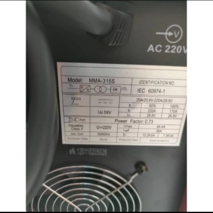 Mesin Las Listrik Travo Inverter 300A 300 A REDBO MMA 315S 315 S 1 Phase