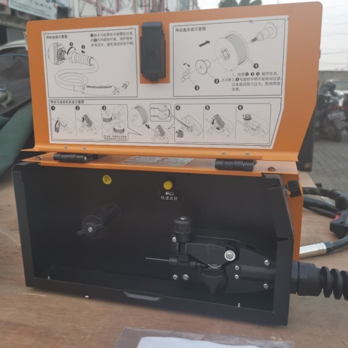 MESIN LAS M CO2 TANPA GAS MI GASLESS TERMURAH NB 200 DAPAT KAWAT