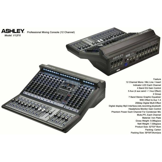 Murah Mixer Ashley V12Fx V12 Fx V 12Fx Original
