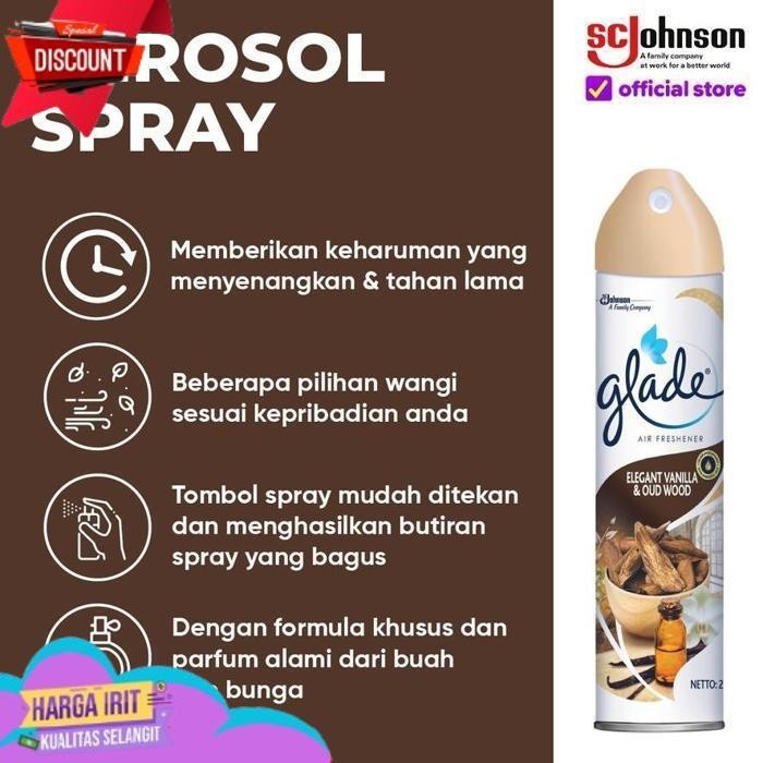 Today Glade Aerosol 350Ml / Pengharum & Pewangi Ruangan