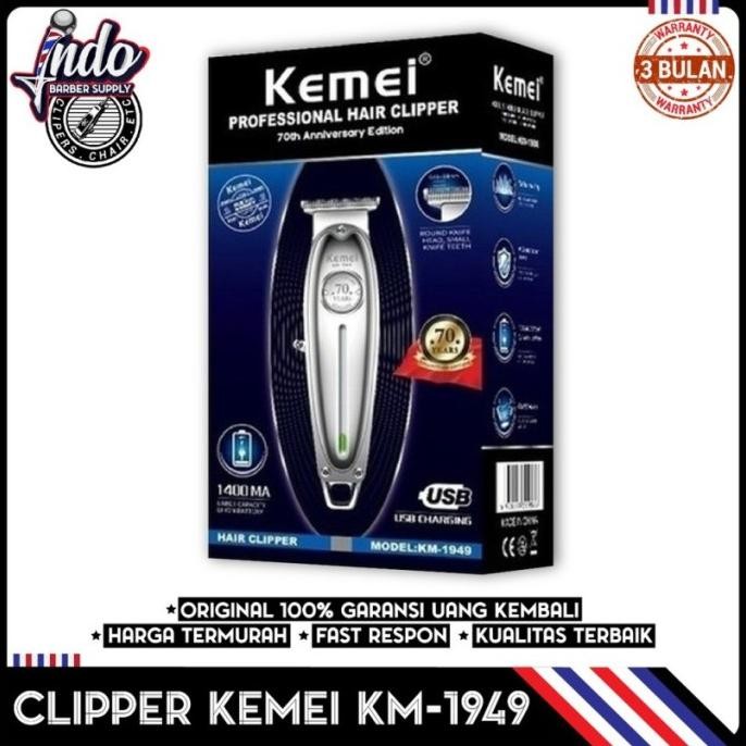 Grosir Kemei 1949 / Kemei 1946 / Kemei 1945 Body Full Metal Trimmer Alat Mesi