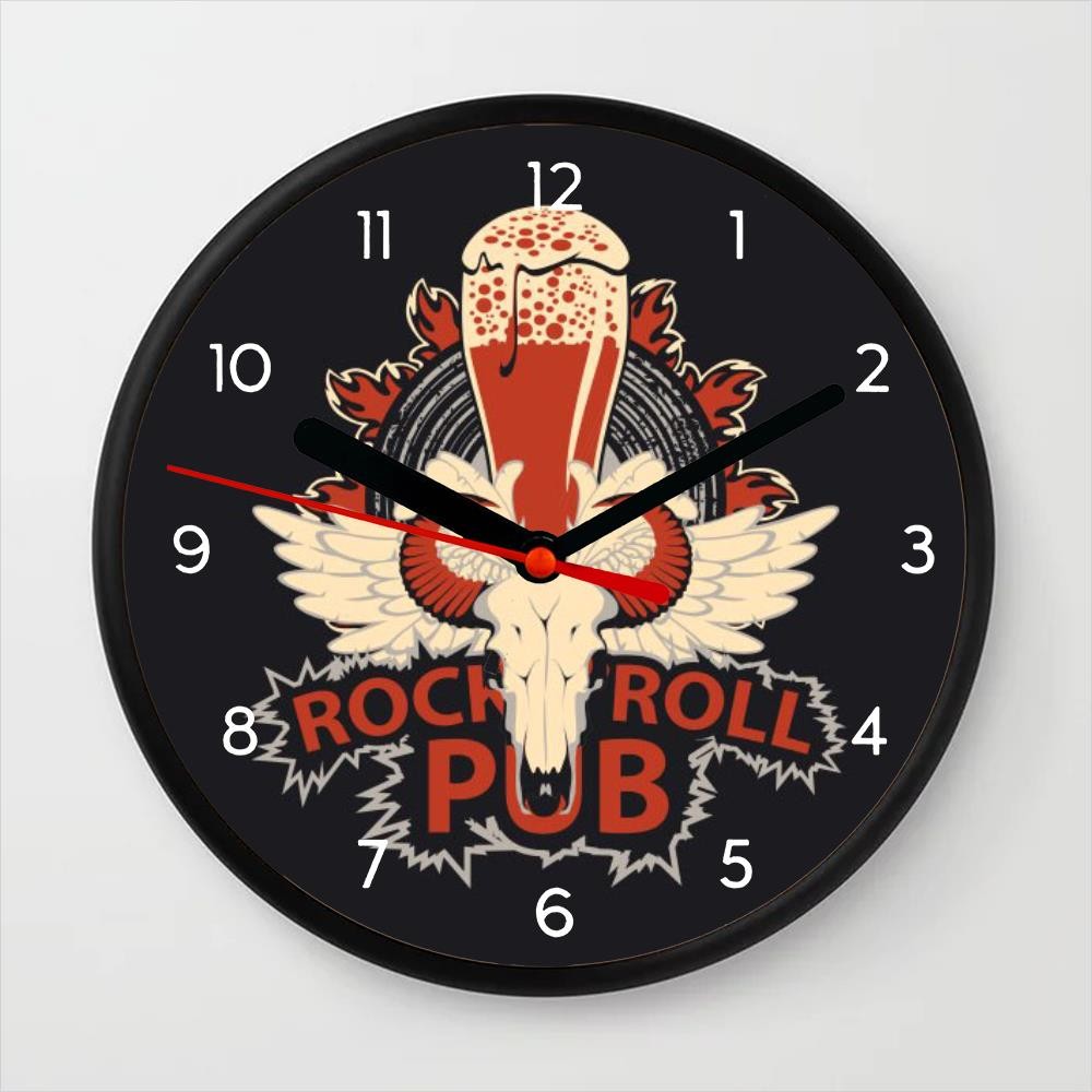 Jam Dinding Tengkorak Kerbau Berbulu 20 CM