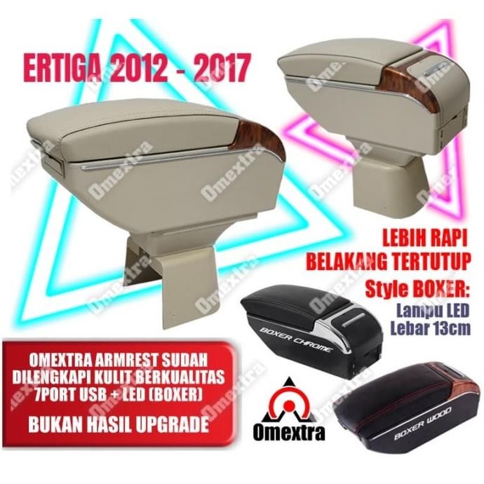 Armrest Ertiga - Consule Box Ertiga - Armrest Box Ertiga 2012-17 Usb