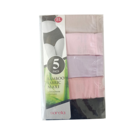 Share: Favorit (253) Panty Pack (Celana Dalam) Sorella Bamboo Maxi S