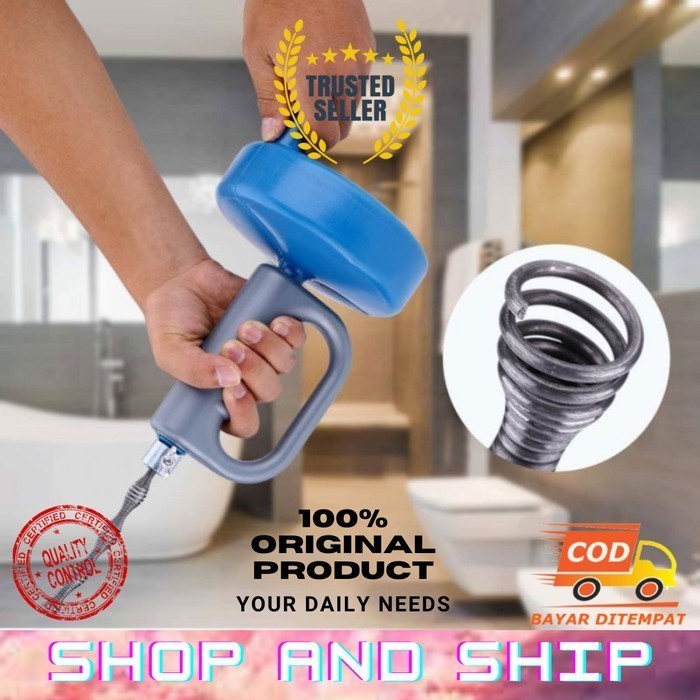 READY PIPE CLEANER DRUM AUGER DRAIN SNAKE ORIGINAL SAS ORDER