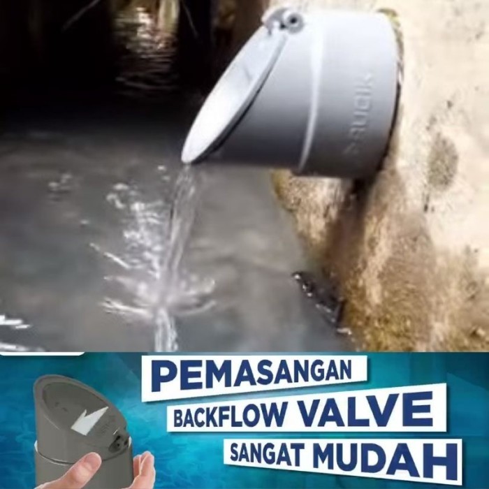 Tutup Pipa 3 inch Anti Tikus Banjir Dop Paralon Saluran Pembuangan Air
