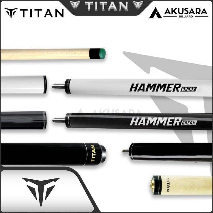 Titan Hammer Break Cue Stick Billiard Original Dan Terpercaya