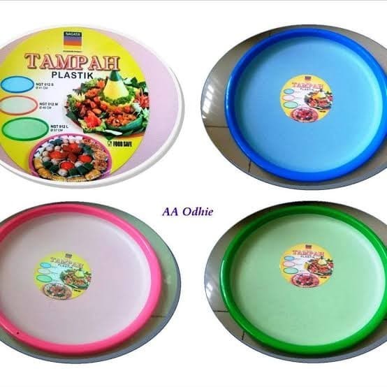 *****] Tampah Nagata (M) Food Safe Tampah Kue Nampan Kue Tampah Plastik