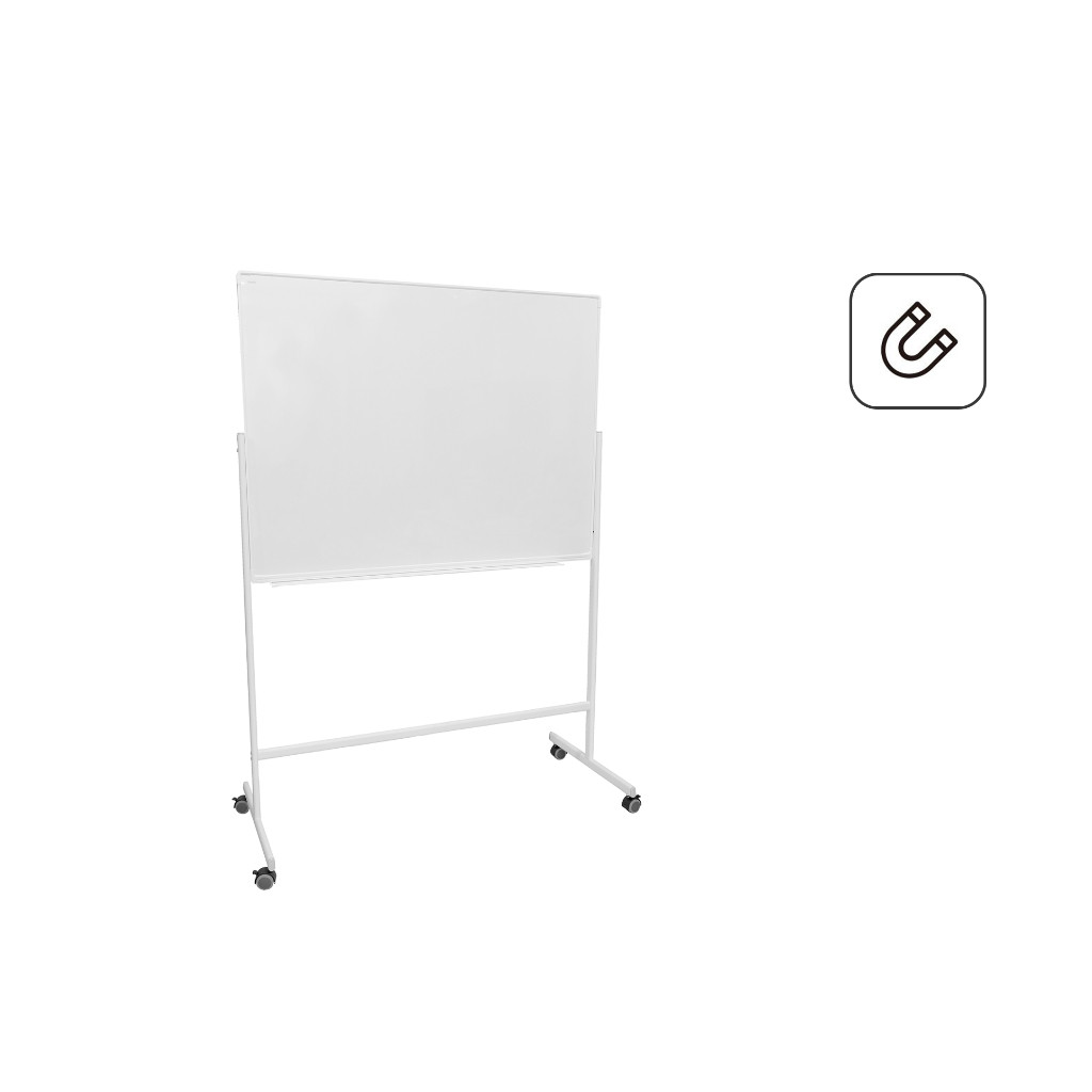 

[Terminal Stationery 01] Bantex Papan Tulis Putih Magnetik / Whiteboard Dengan Roda Ukuran Tinggi 90 cm BJ6632