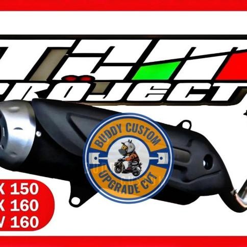 Knalpot TZM Project PCX 150 ADV - Knalpot TZM STD Non SS Pro ADV PCX Terlaris