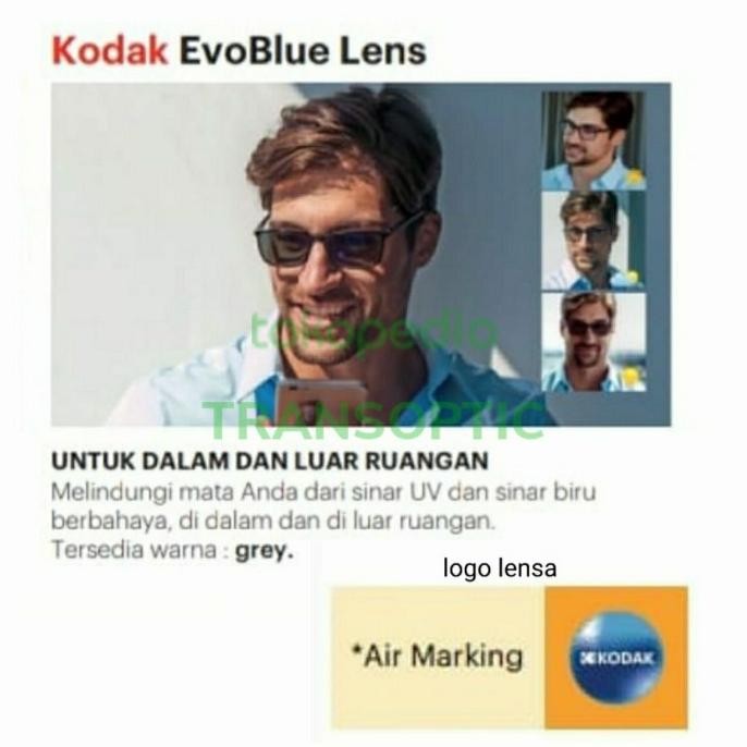LENSA KACAMATA KODAK LENS FSV 1.56 ASP EVOBLUE GRAY Terlaris