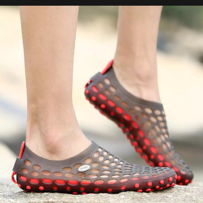 Sepatu Sandal Pantai Aqua Shoes Beach Shoes Hitam Sepatu Pantai