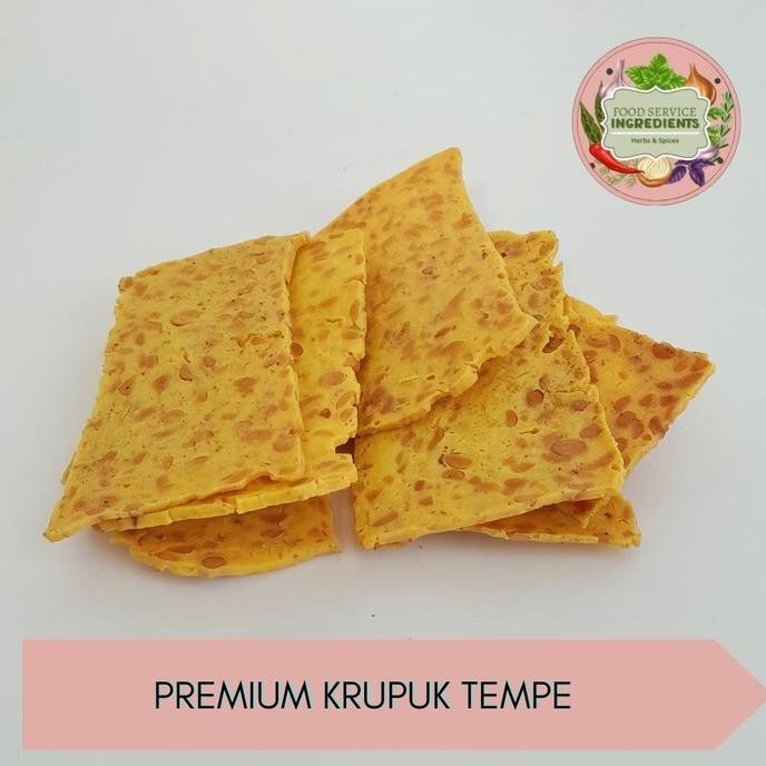 

] Premium Krupuk Tempe 100gr / Kripik Tempe Premium Asli Terasa Tempenya