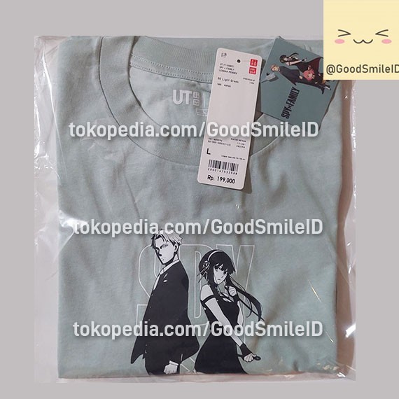 Ready Original T-Shirt Kaos Lengan Pendek Spy X Family Ut Uniqlo