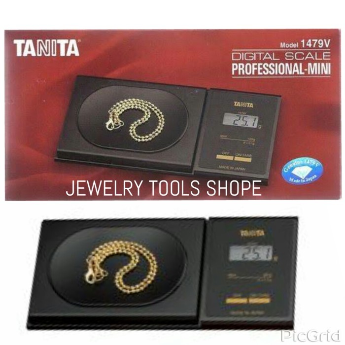 Timbangan Emas Digital - merk Tanita From Japan ( 120gr - akurasi 0.1)