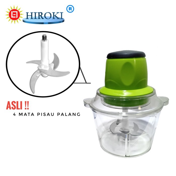HIROKI Blender Pengiling Daging Elektrik Meat Grinder 2 liter Jumbo