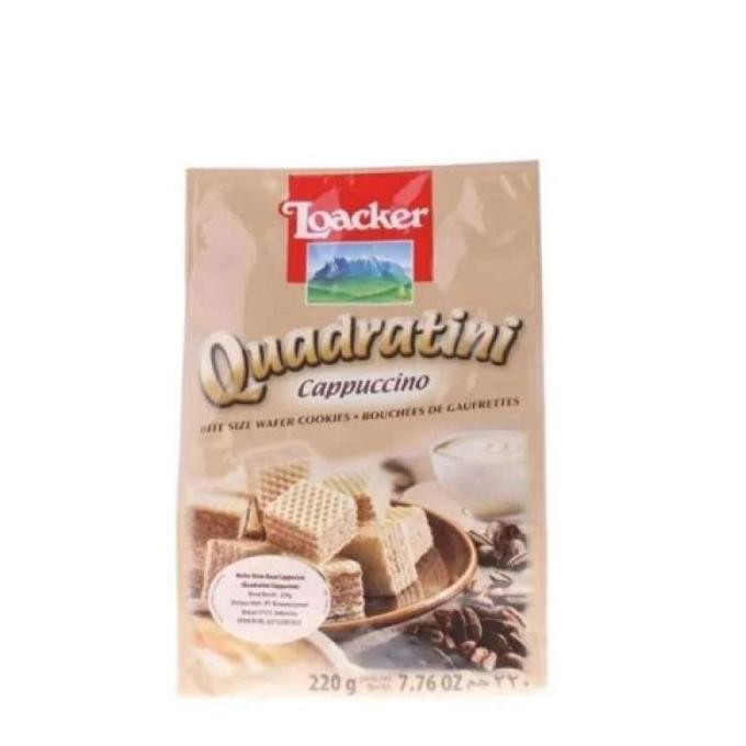 

New Sale Loacker Wafer Cappuccino 220Gr Pak Limited Edition