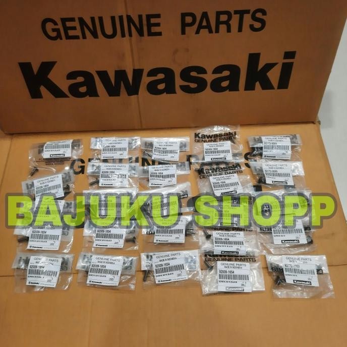 NEW PAKET FULL BAUT BODY BODI SET DEPAN BELAKANG NINJA RR OLD ZX 150 ORI